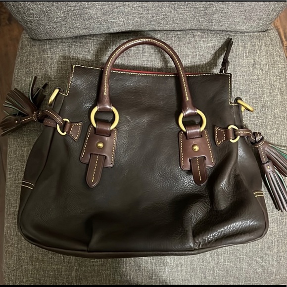 Florentine leather stanwich satchel - Picture 2 of 7